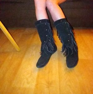 High top squaw boots